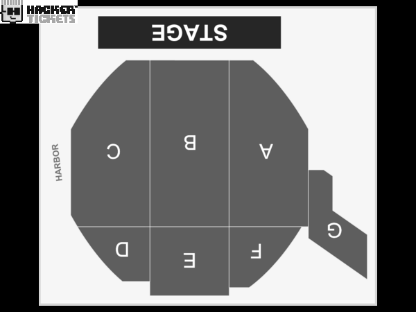 Lost 80's Live seating chart