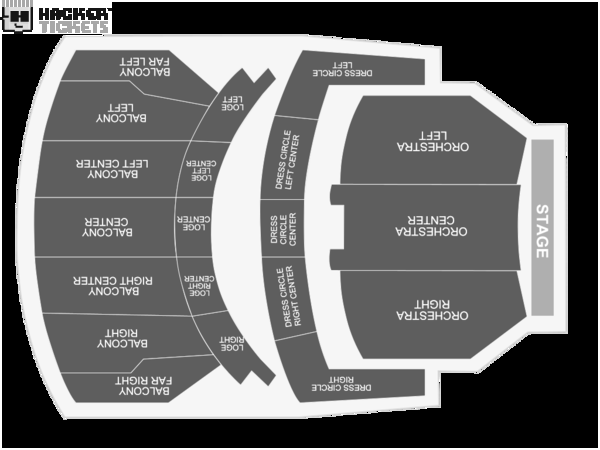 Moulin Rouge! The Musical (Chicago) seating chart