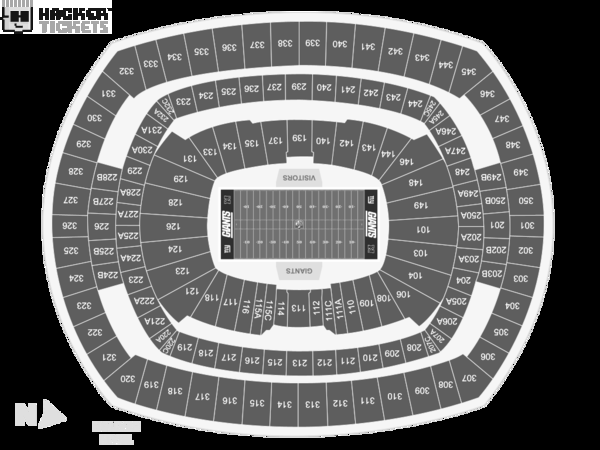 New York Giants vs. Cleveland Browns seating chart