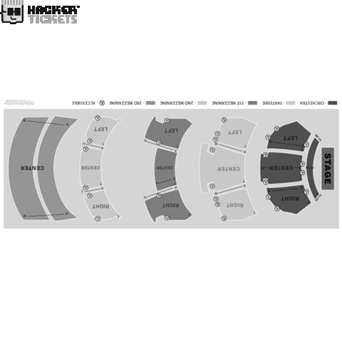 Pretty Woman - The Musical seating chart