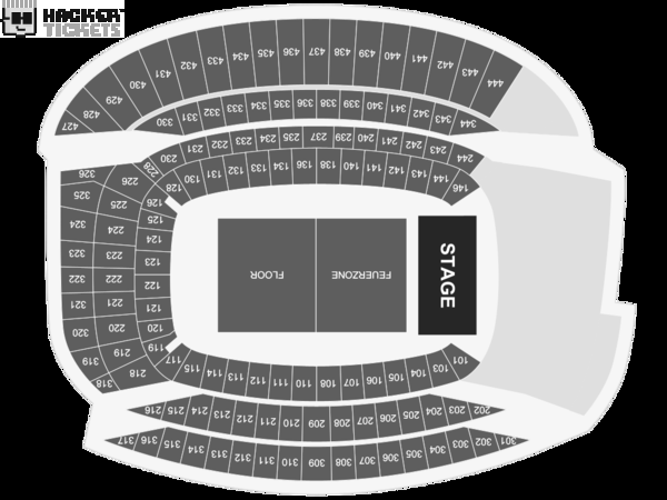 Rammstein - North America Stadium Tour seating chart