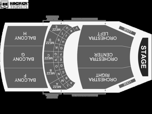 Russian Ballet Theatre Presents Swan Lake seating chart