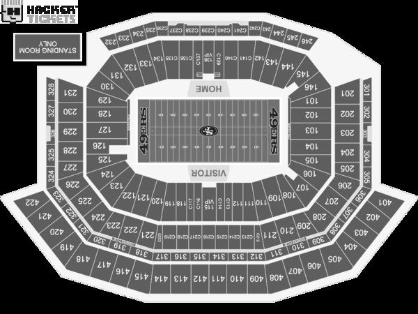 San Francisco 49ers vs. Arizona Cardinals seating chart