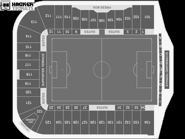 San Jose Earthquakes vs. New York City FC seating chart