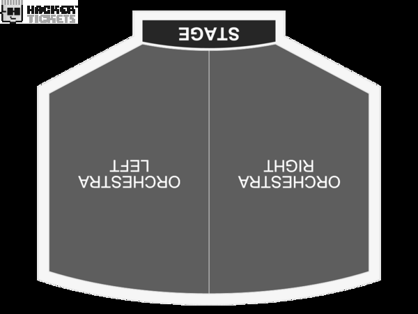 The Choir Of Man seating chart