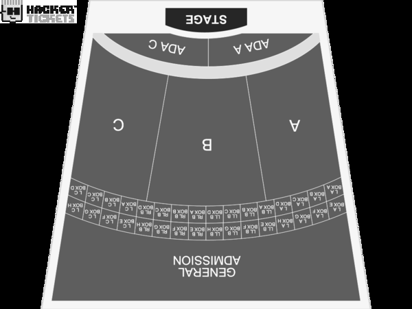 The Commodores seating chart