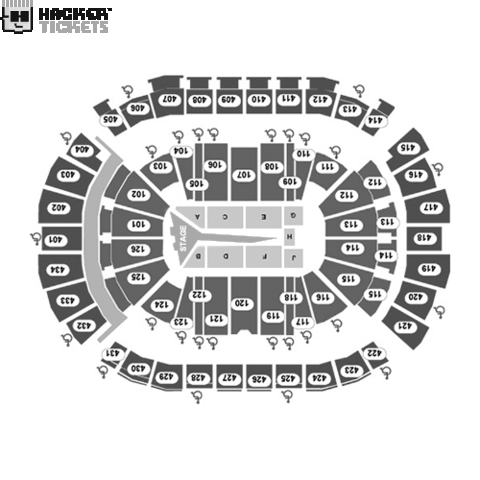 The Killers - Imploding the Mirage Tour seating chart