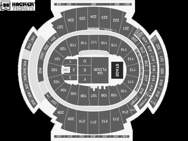 The Killers seating chart
