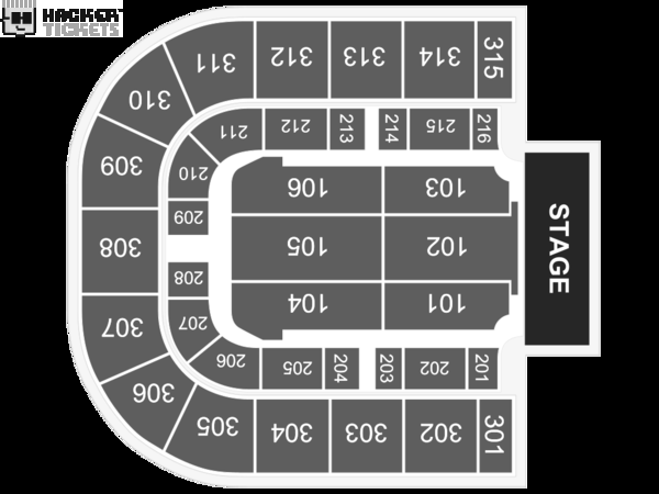 The Masked Singer National Tour seating chart