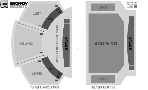 The Noise & Violent Gentlemen pres. Bayside - 20 Years of Bad Luck seating chart