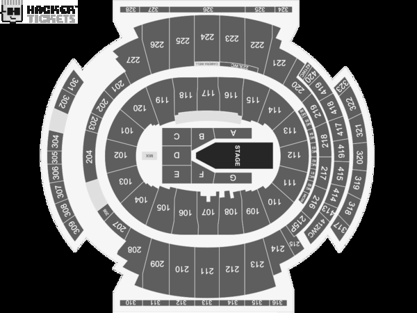 The Weeknd with Special Guests Sabrina Claudio And Don Toliver seating chart