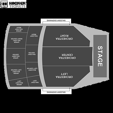 They Might Be Giants seating chart