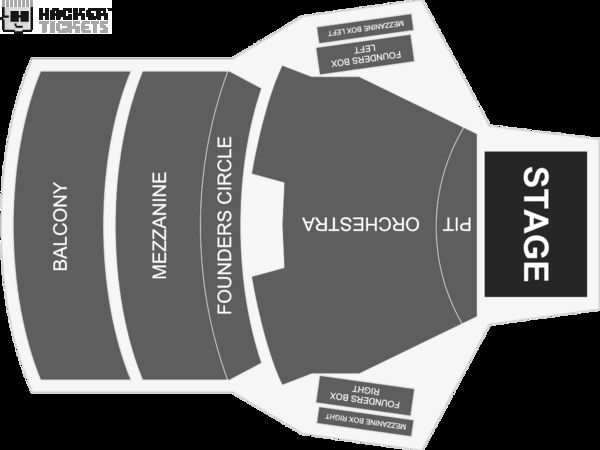 Thrive Dance Center presents THRIVE VIBE seating chart