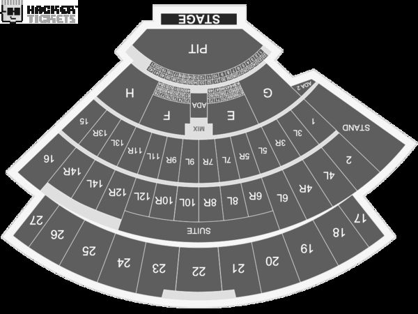 Ticket To Rock seating chart