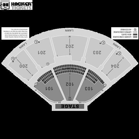 Tim McGraw seating chart