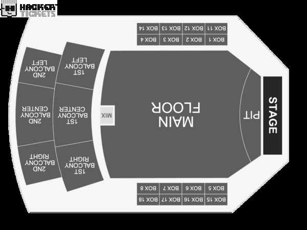 TOBYMAC:  The Theatre Tour seating chart