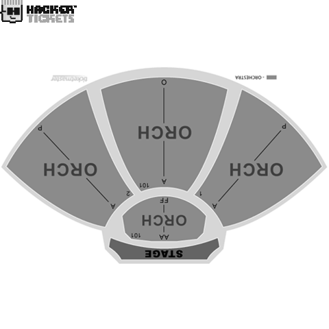 Tommy Emmanuel seating chart