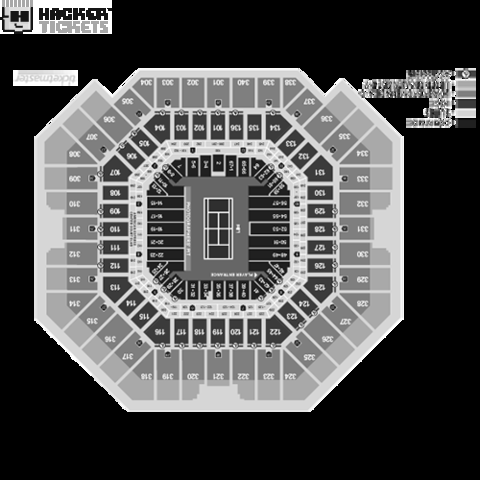 US Open Tennis seating chart