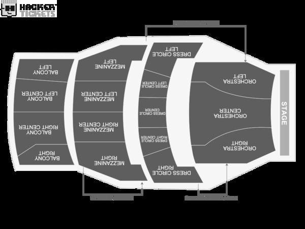 Waitress (Chicago) seating chart