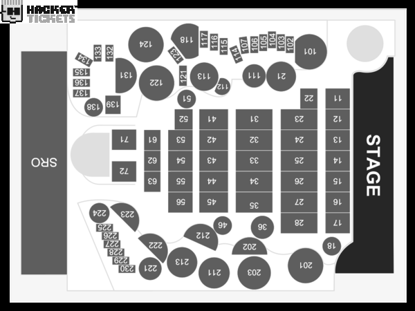 Will Downing seating chart