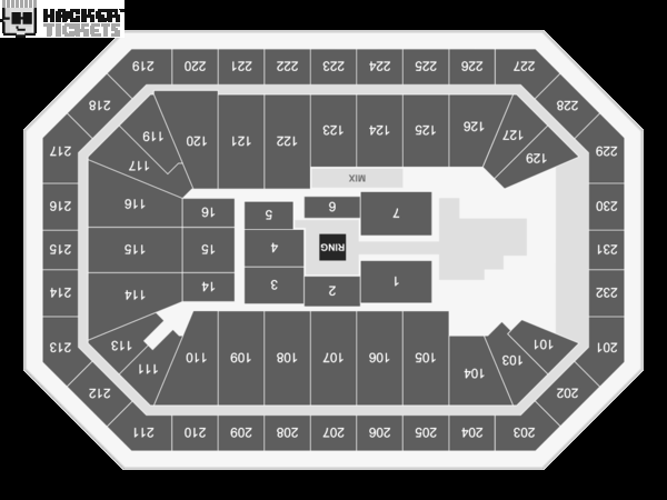 WWE Friday Night SmackDown seating chart