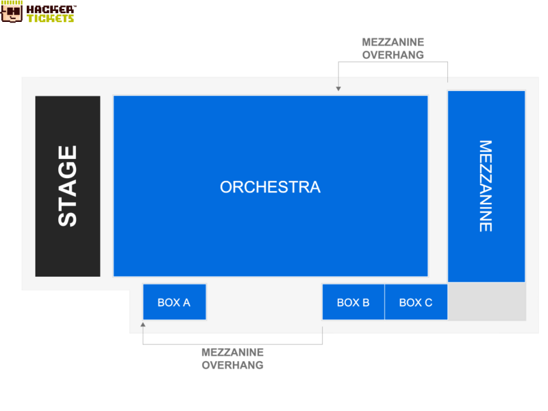 A.C.T.'s Strand Theater seating chart