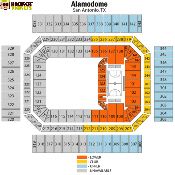 Alamodome Seating Chart With Seat Numbers Review Home Decor