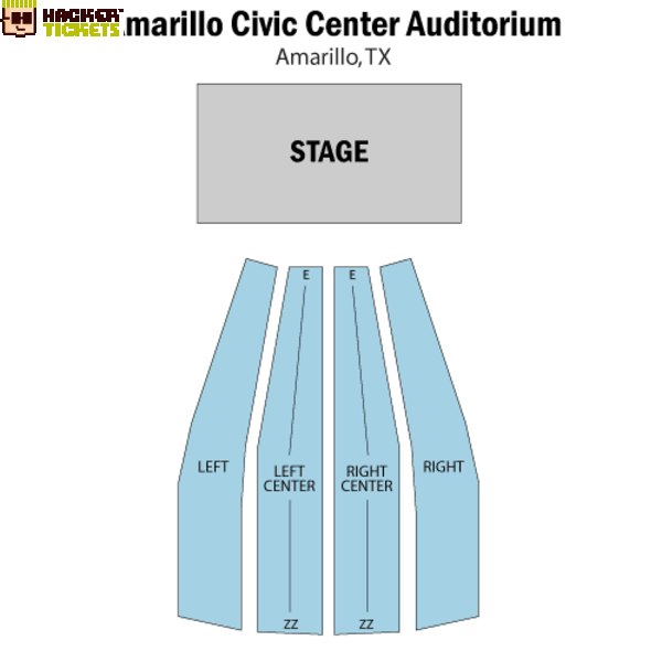Amarillo Civic Center Auditorium seating chart