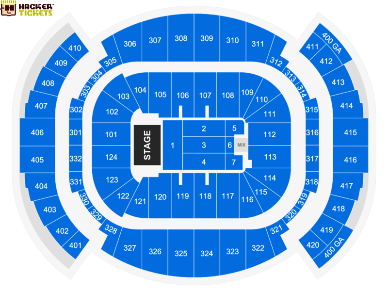 AmericanAirlines Arena seating chart