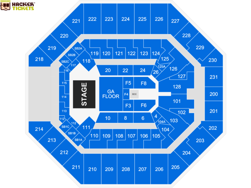 AT&T Center seating chart