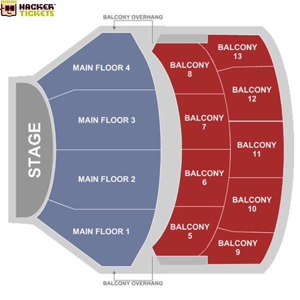 Athenaeum Theatre seating chart