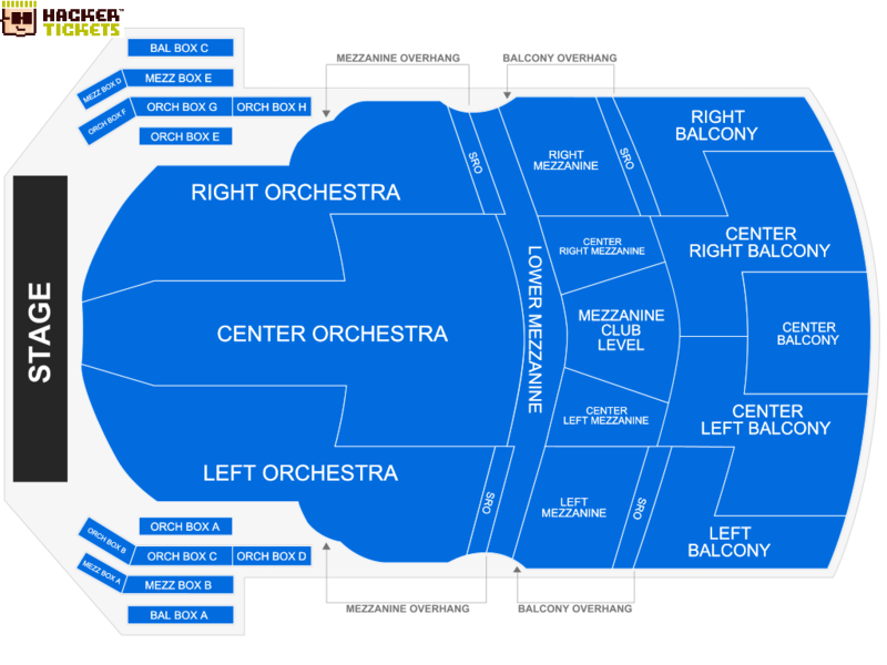 Au-Rene Theater at the Broward Center seating chart