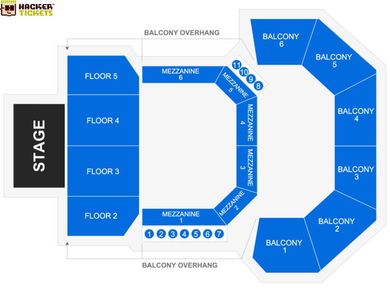 Austin City Limits Live at The Moody Theater seating chart