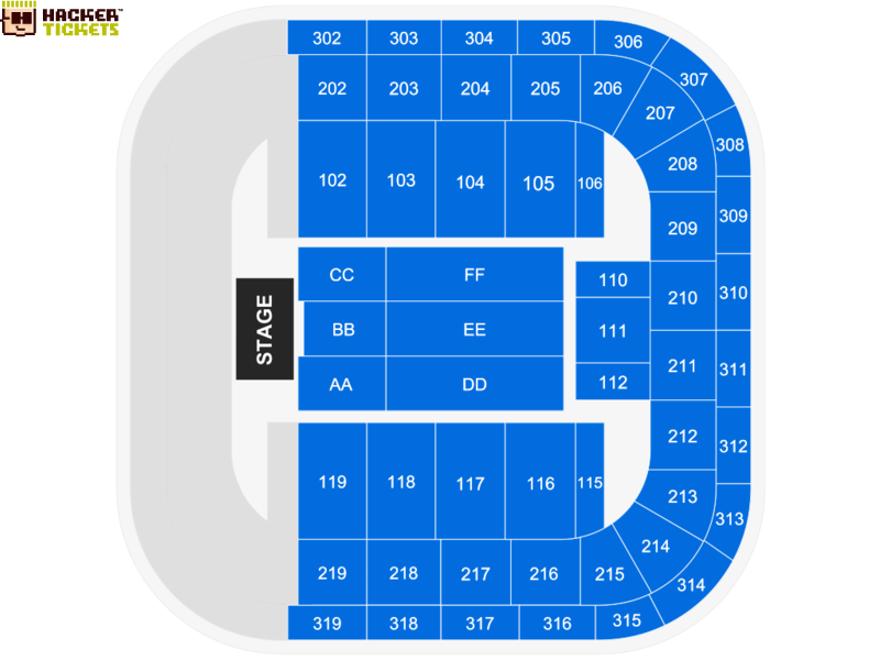 Bank of Springfield Center seating chart