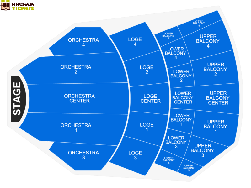 Beacon Theatre seating chart