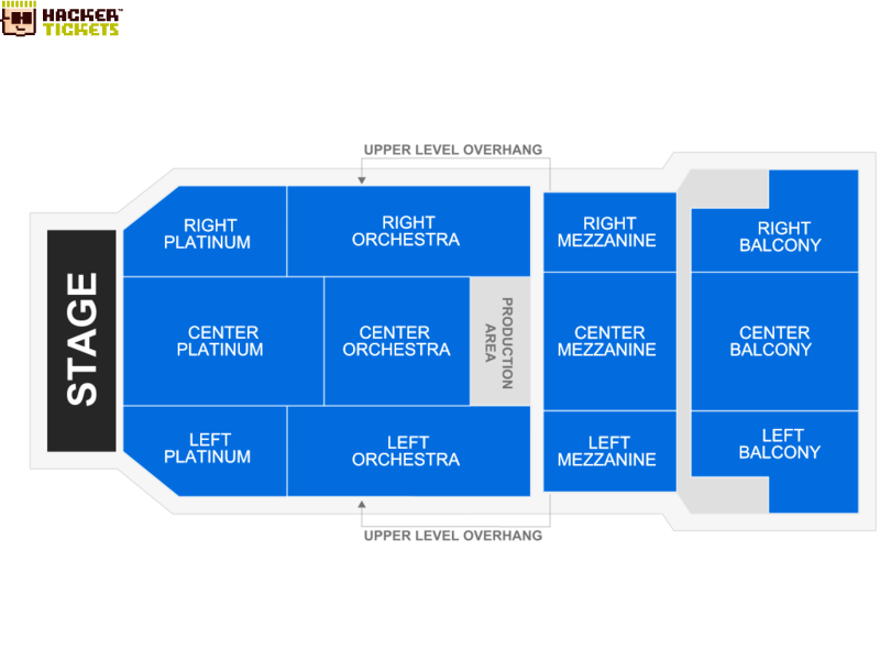 Bergen Performing Arts Center seating chart