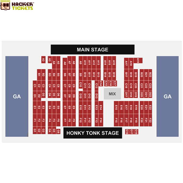 Billy Bob's Texas seating chart
