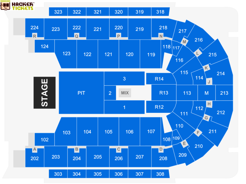 Boardwalk Hall seating chart