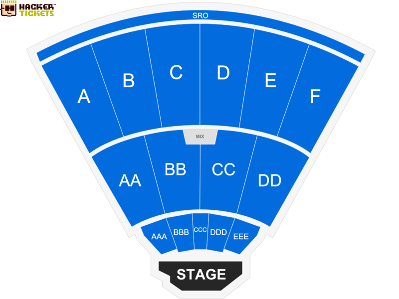 Cal Coast Credit Union Open Air Theatre at SDSU seating chart