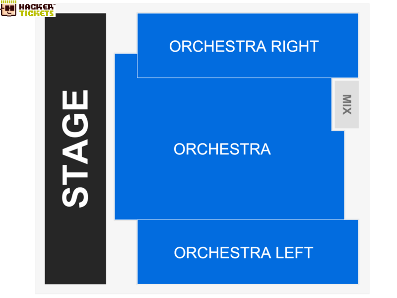 Camelot Theatre seating chart