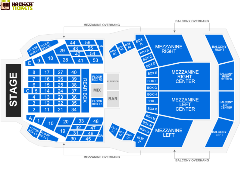 Charline McCombs Empire Theatre seating chart