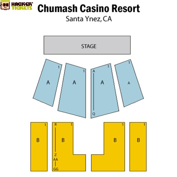 Chumash Casino Resort seating chart