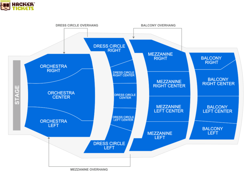 CIBC Theatre seating chart