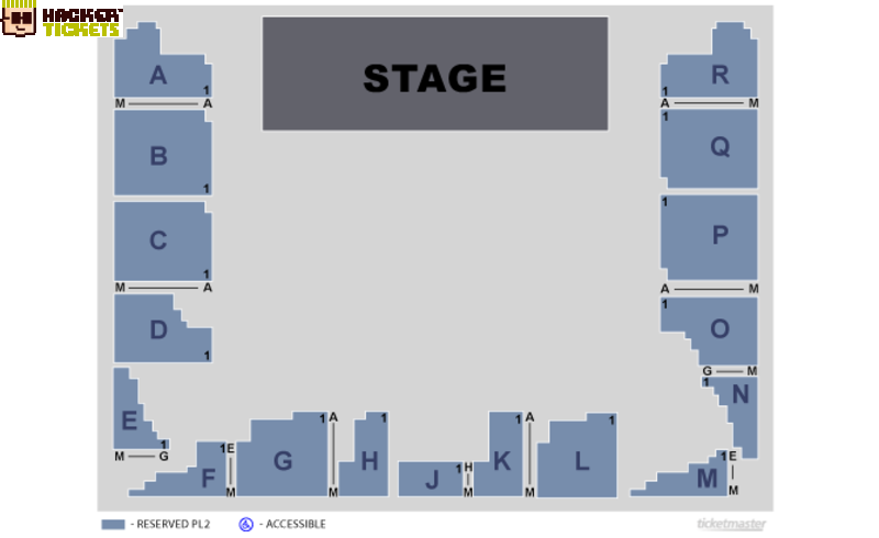 Convention Hall seating chart
