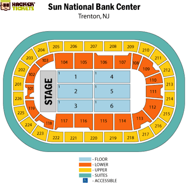 Cure Insurance Arena seating chart