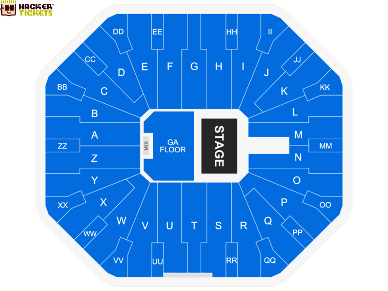 Don Haskins Center seating chart