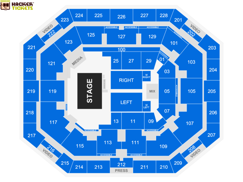 Exactech Arena at the Stephen C. O'Connell Center seating chart