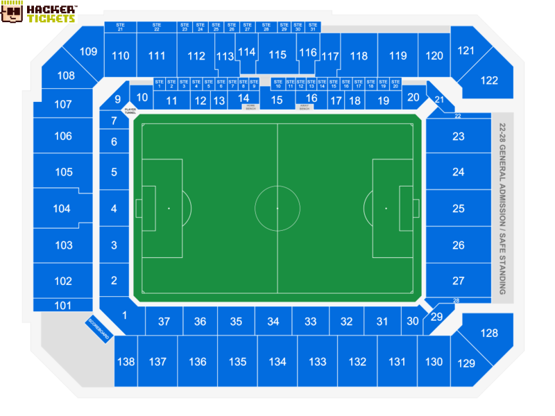 Exploria Stadium seating chart