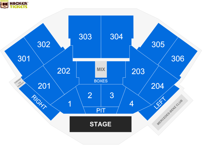 FivePoint Amphitheatre seating chart