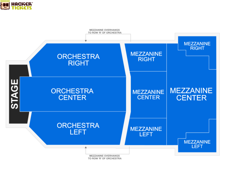 Fox Performing Arts Center seating chart